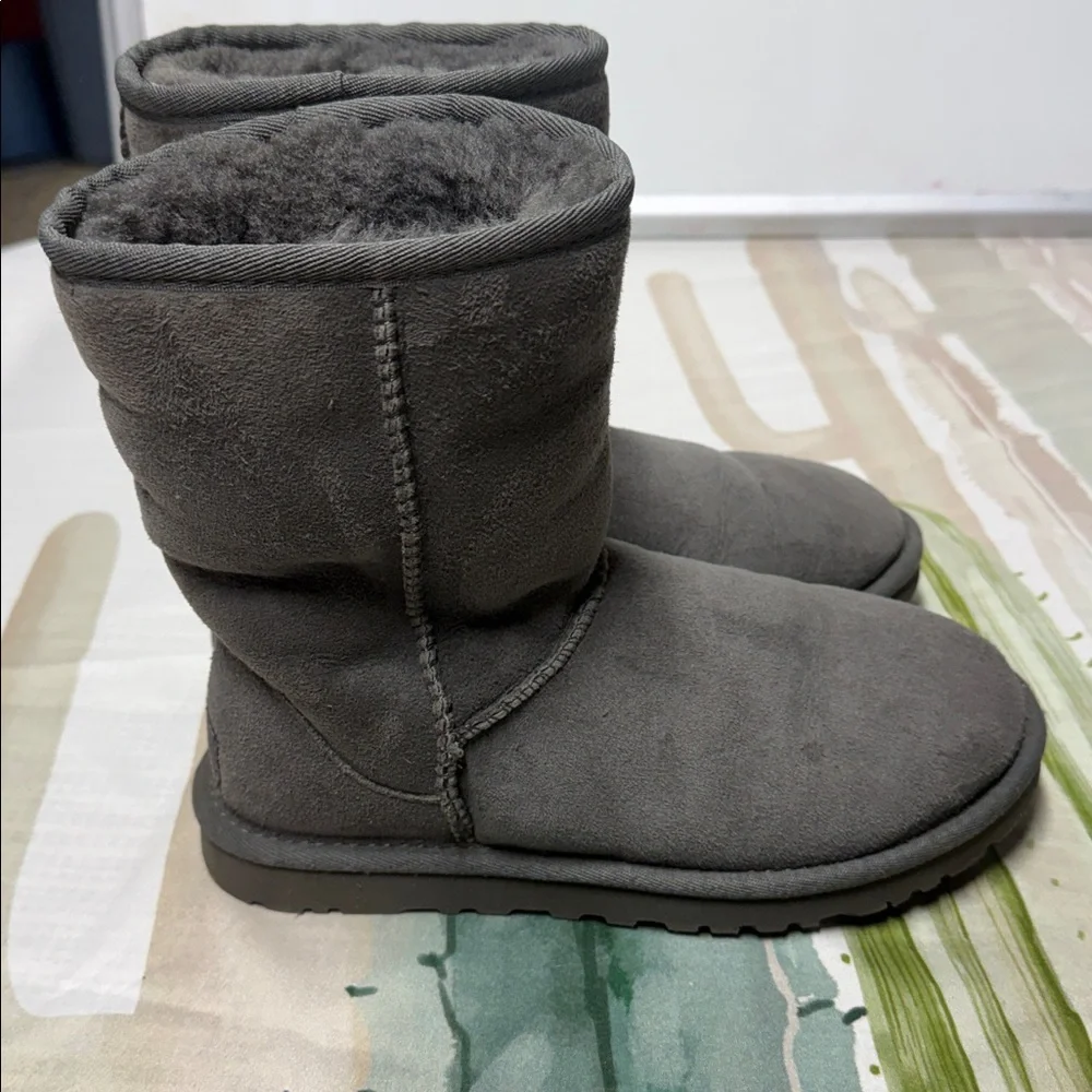UGG Charcoal gray Suede Boots size 5